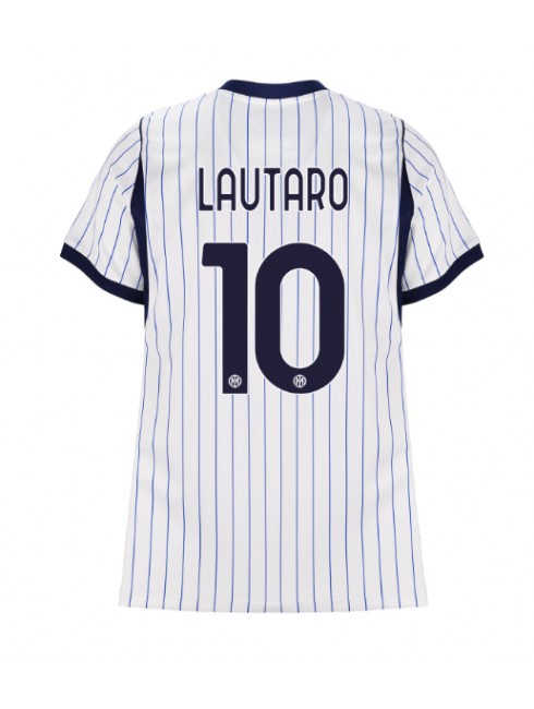 Inter Milan Lautaro Martinez #10 Replika Borta Kläder Dam 2026-27 Kortärmad Inter Milan Lautaro Martinez #10 Replika Borta Kläder Dam 2026-27 Kortärmad
